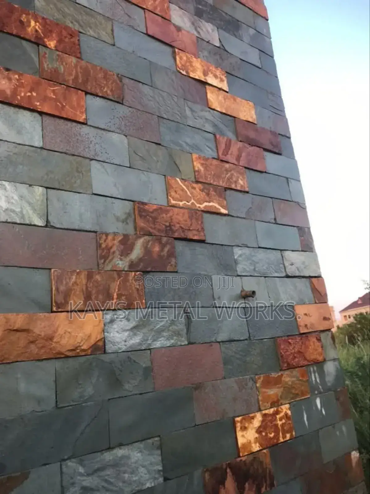 Brown Design Cut Stone | Wall Cladding | Decorative Stone Laying