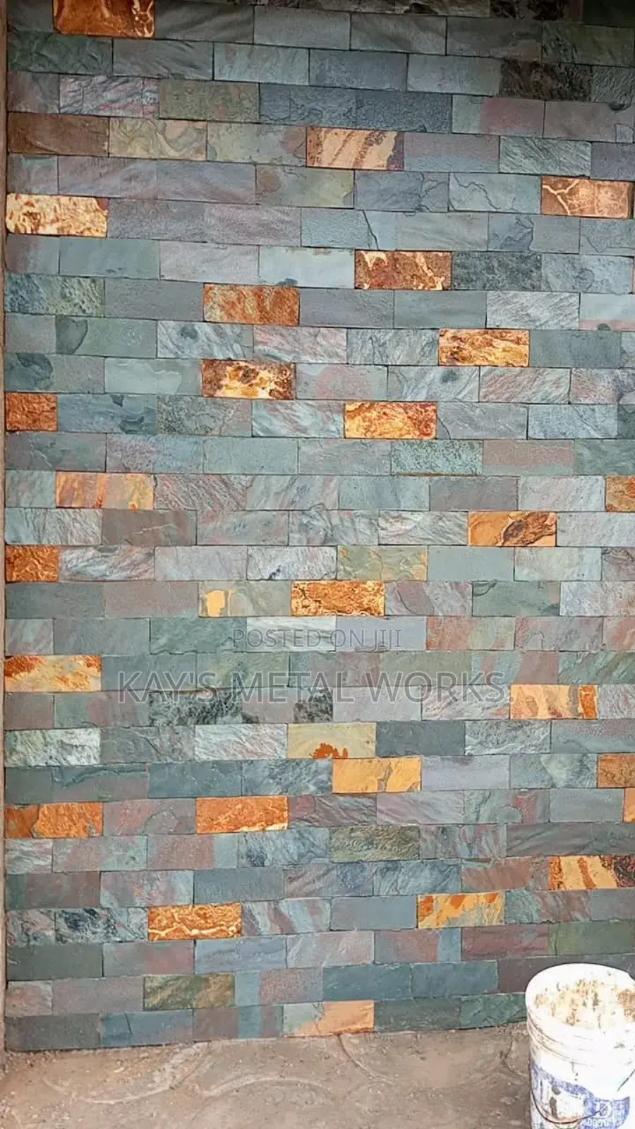 Smooth Blue Cutting Stone