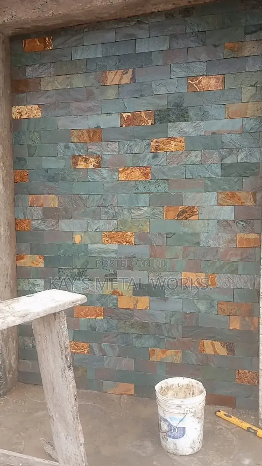 Smooth Blue Cutting Stone