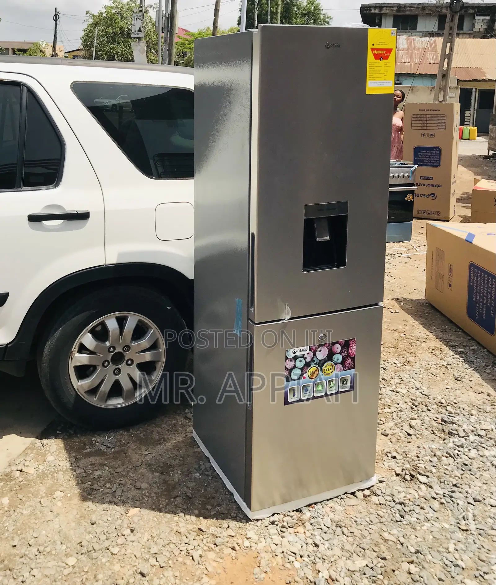 Fresh in Box Pearl Pf-334bwd-2b 251l 2 Door Fridge.