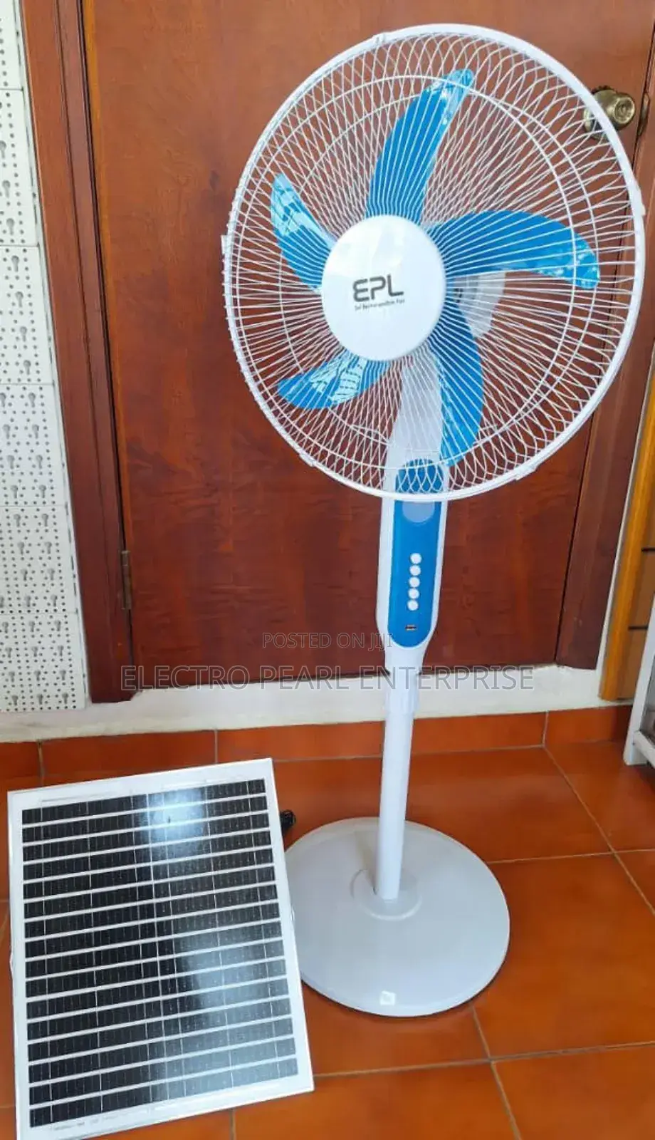 Epl 12 Hours Solar Rechargeable Fan