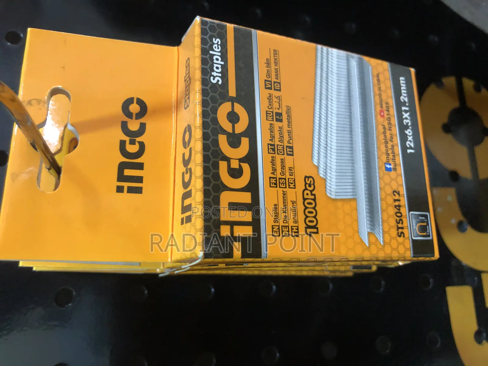 Staple Pins Ingco (1000pcs)