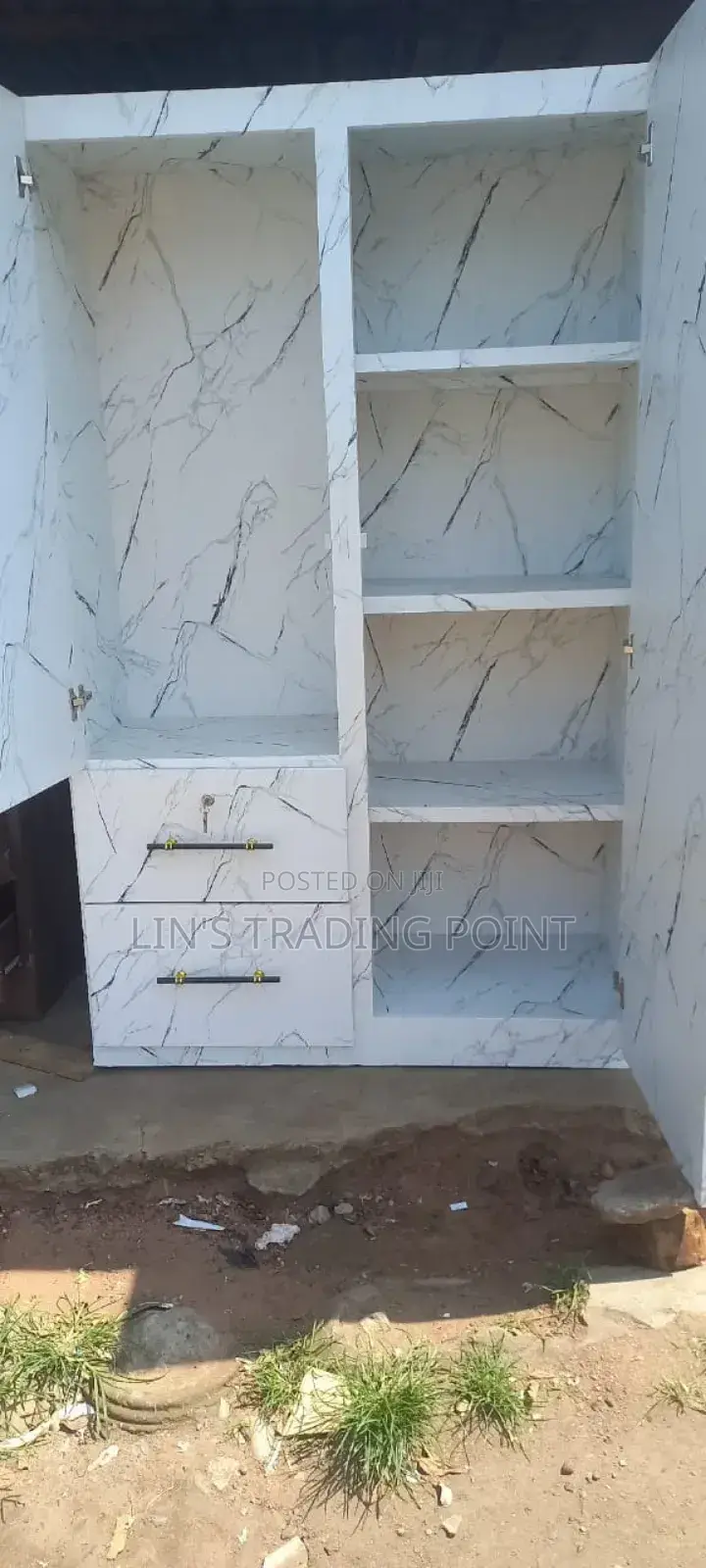 2 in 1 Wardrobe White