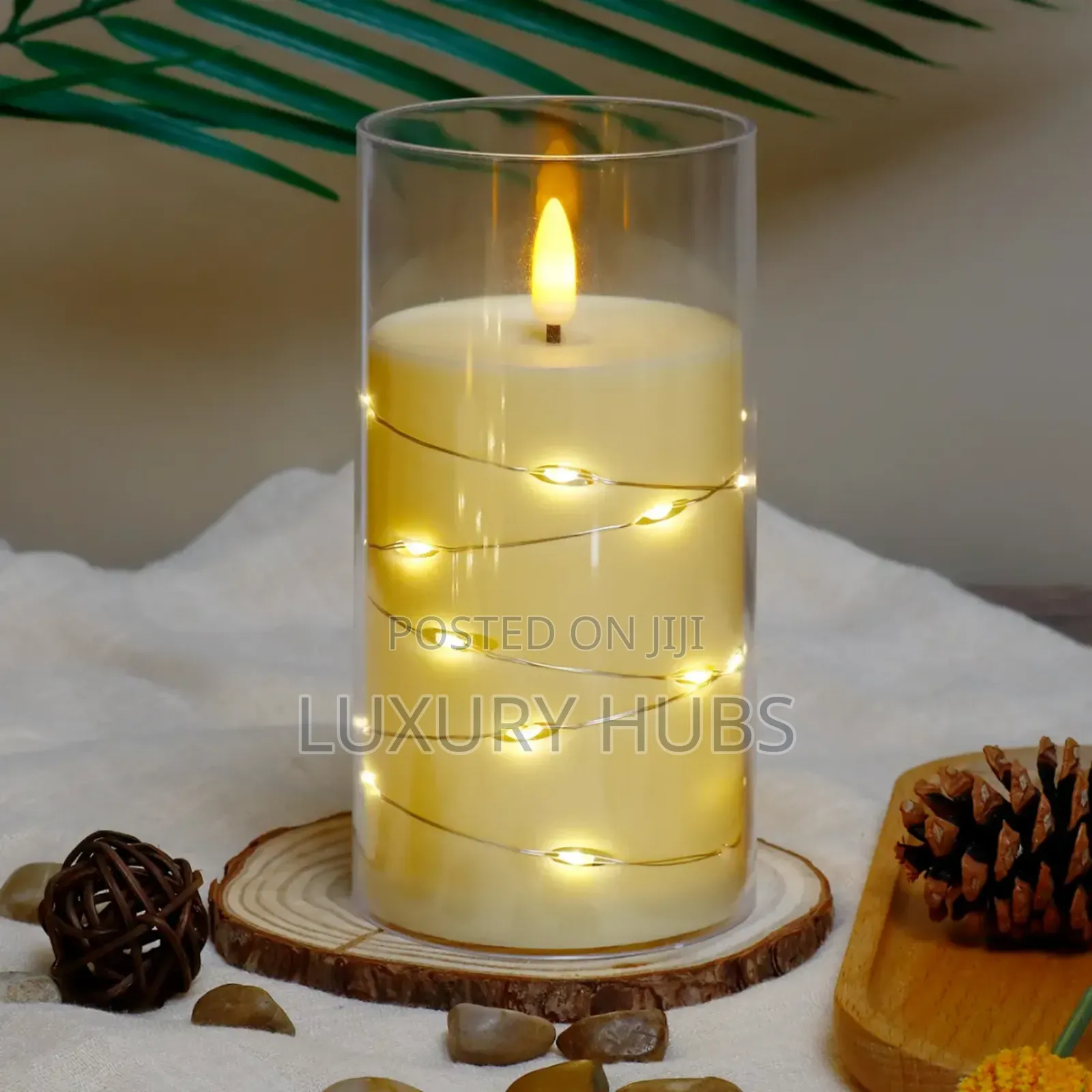 2pcs Candle Light (5ich Led Rechargeable Type C)