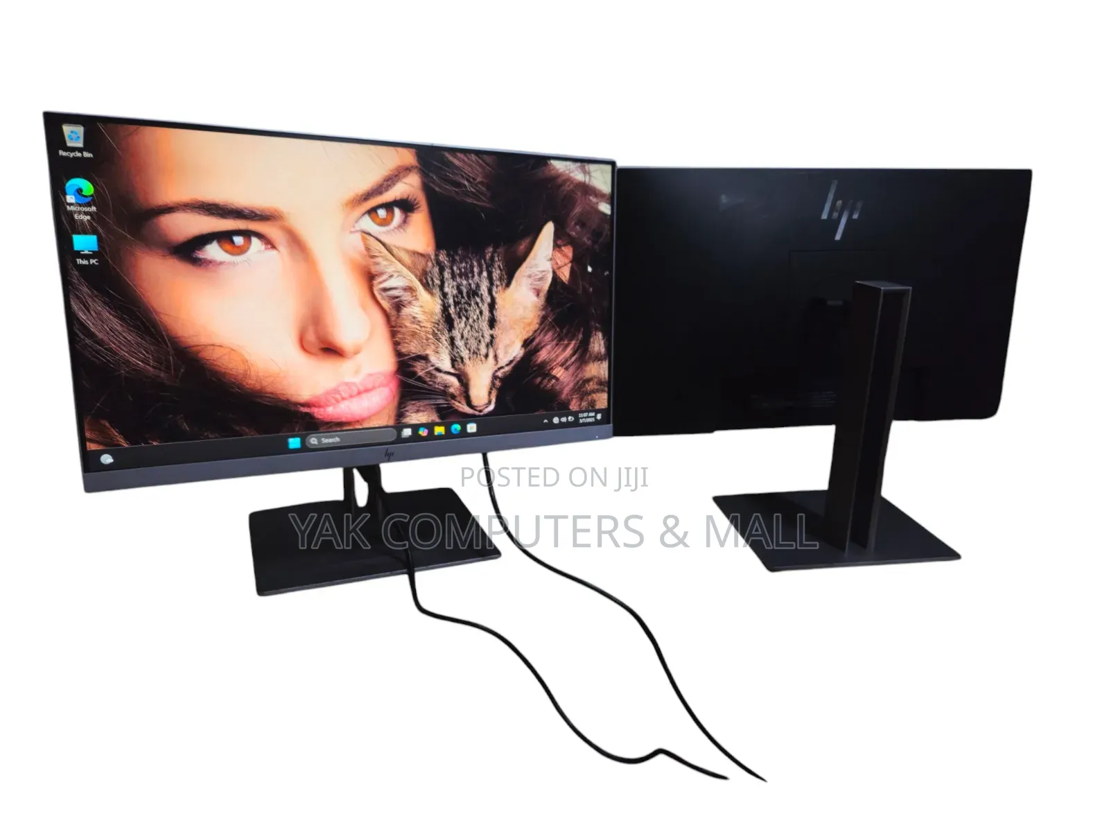 24inch Hd Ips Hp Bazeles Monitor With Hdmi,Dp Port,Vga Port