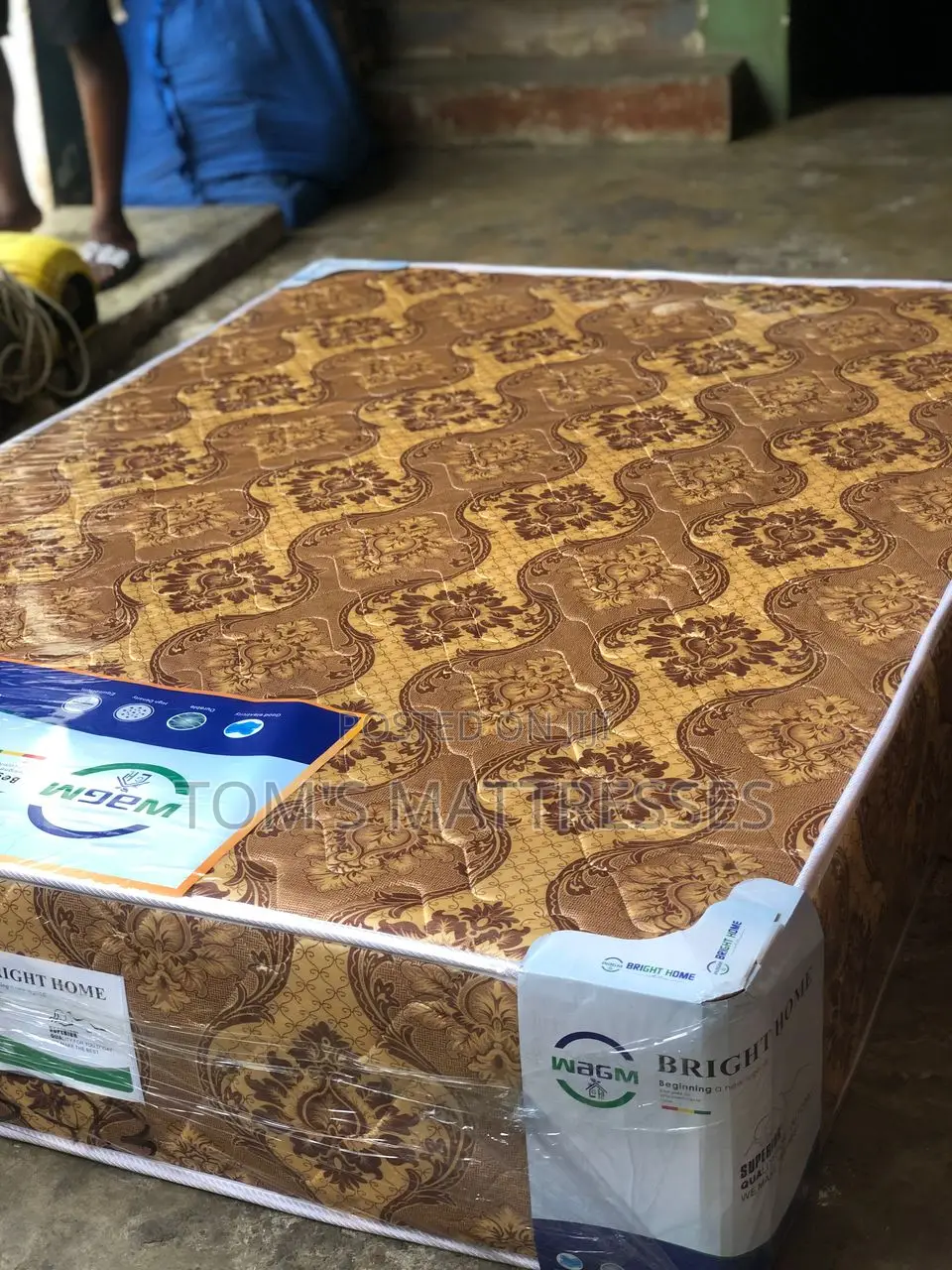 12 Inches Orthopedic Raw Double Mattress