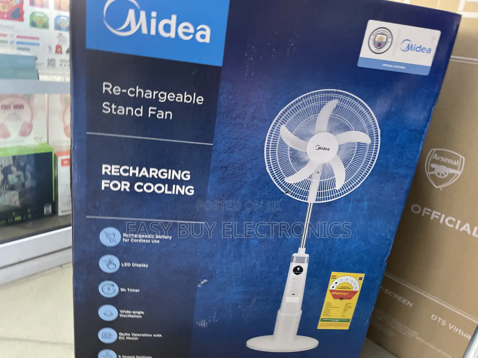 Conquer the Heat With Midea Rechargeable Fan