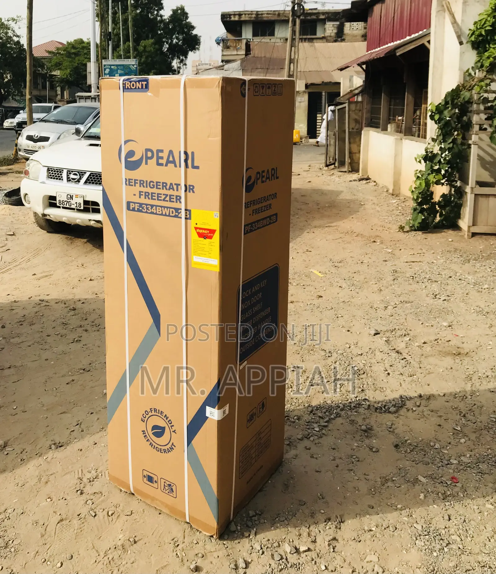 Sealed in Box Pearl Pf-334bwd-2b 251l 2 Door Fridge,Gray