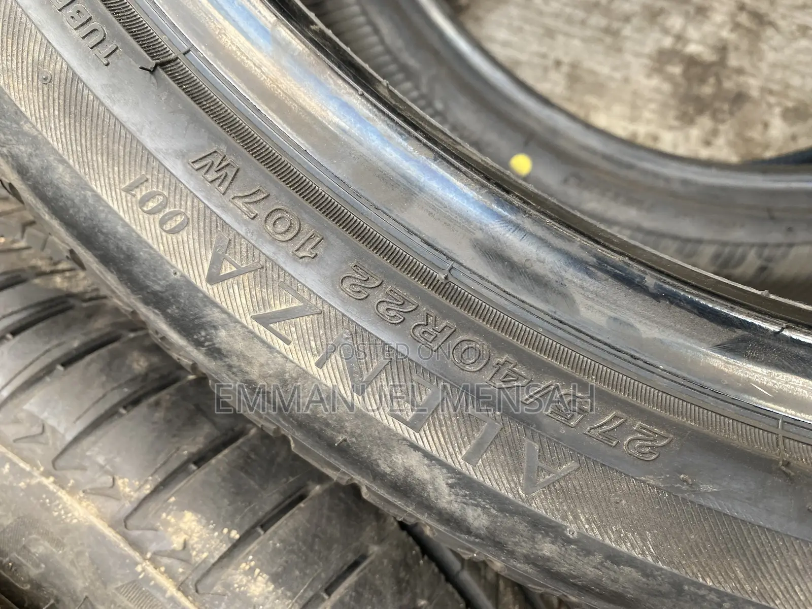 275/40r22 Bridgestone Alenza 107w Xl
