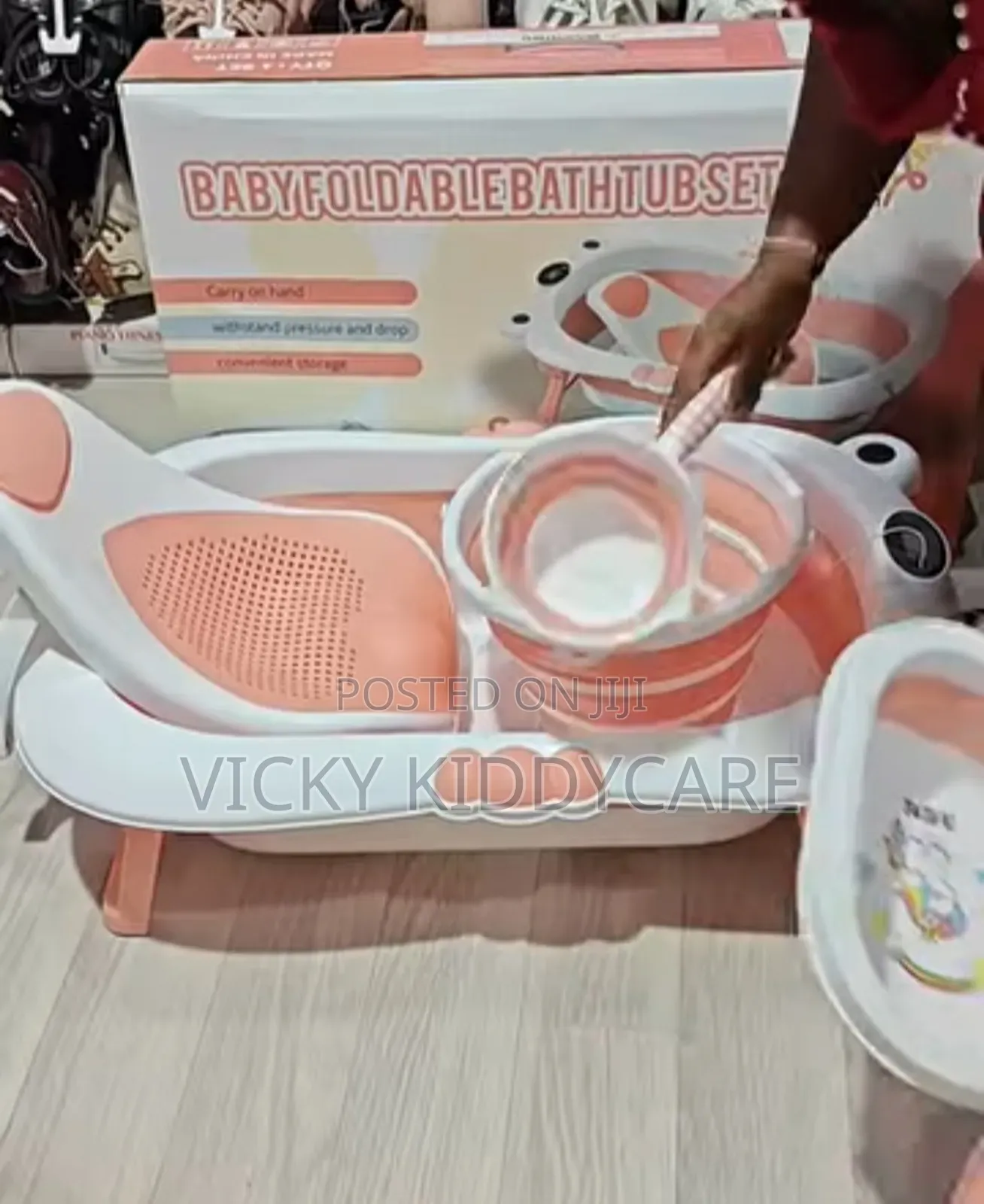 Huan 6 PCS Baby Foldable Bath Set