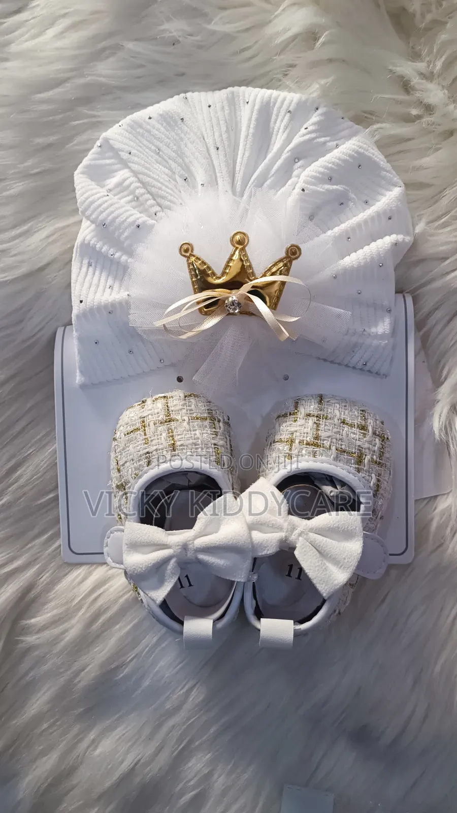 Baby Shoe for Girls With Scarf