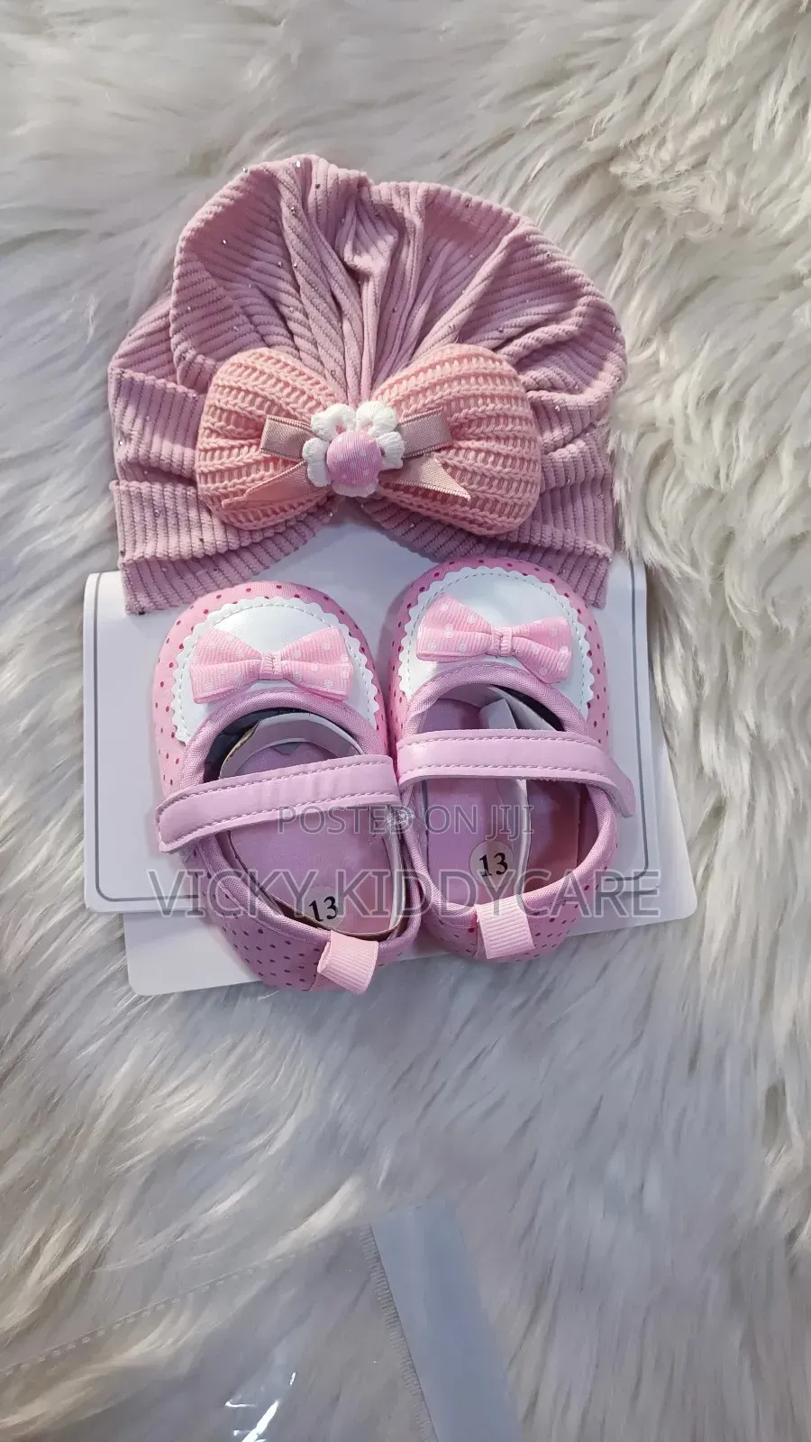 Baby Shoe for Girls With Scarf