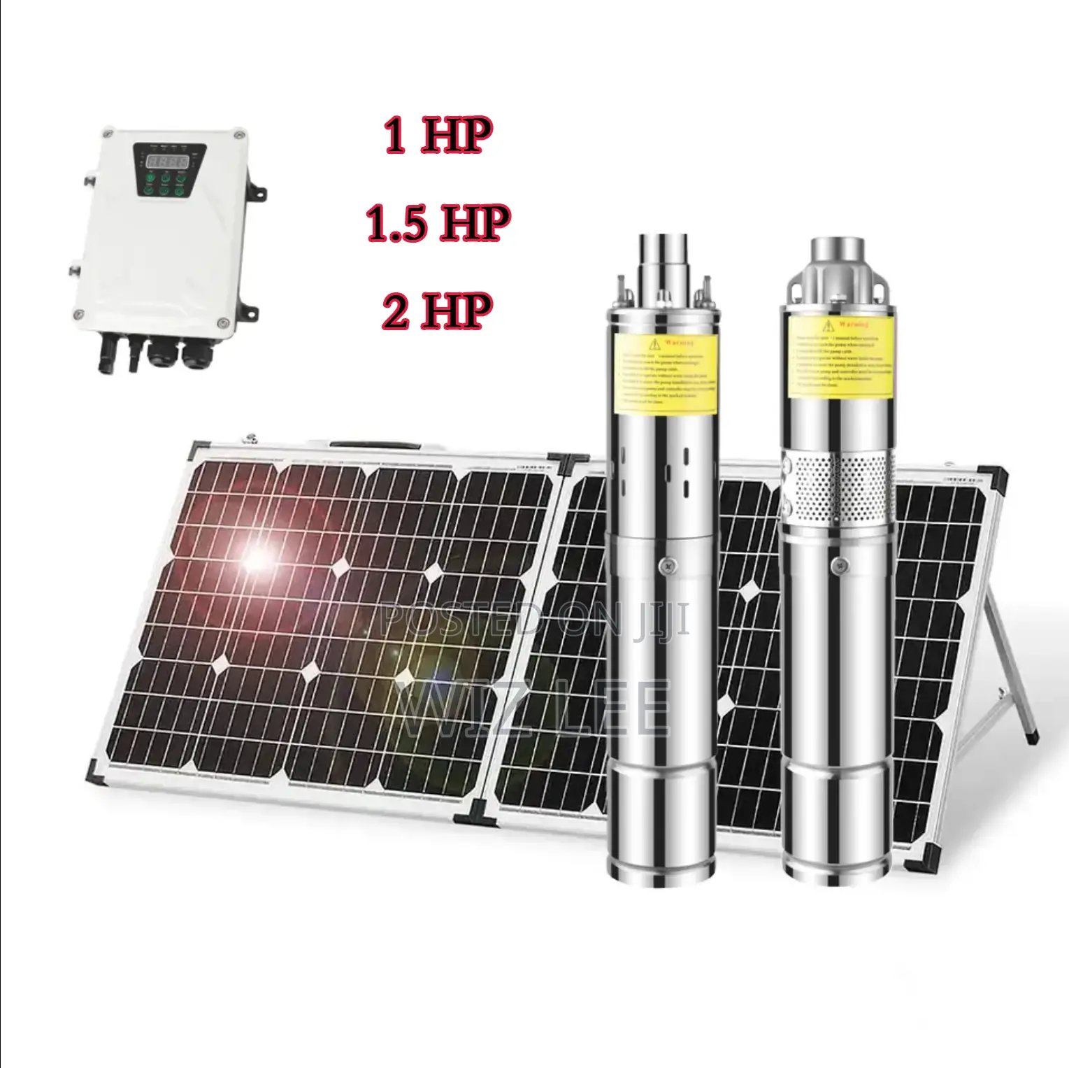 2hp Solar Submersible Pump Borehole Solar Water Pump System