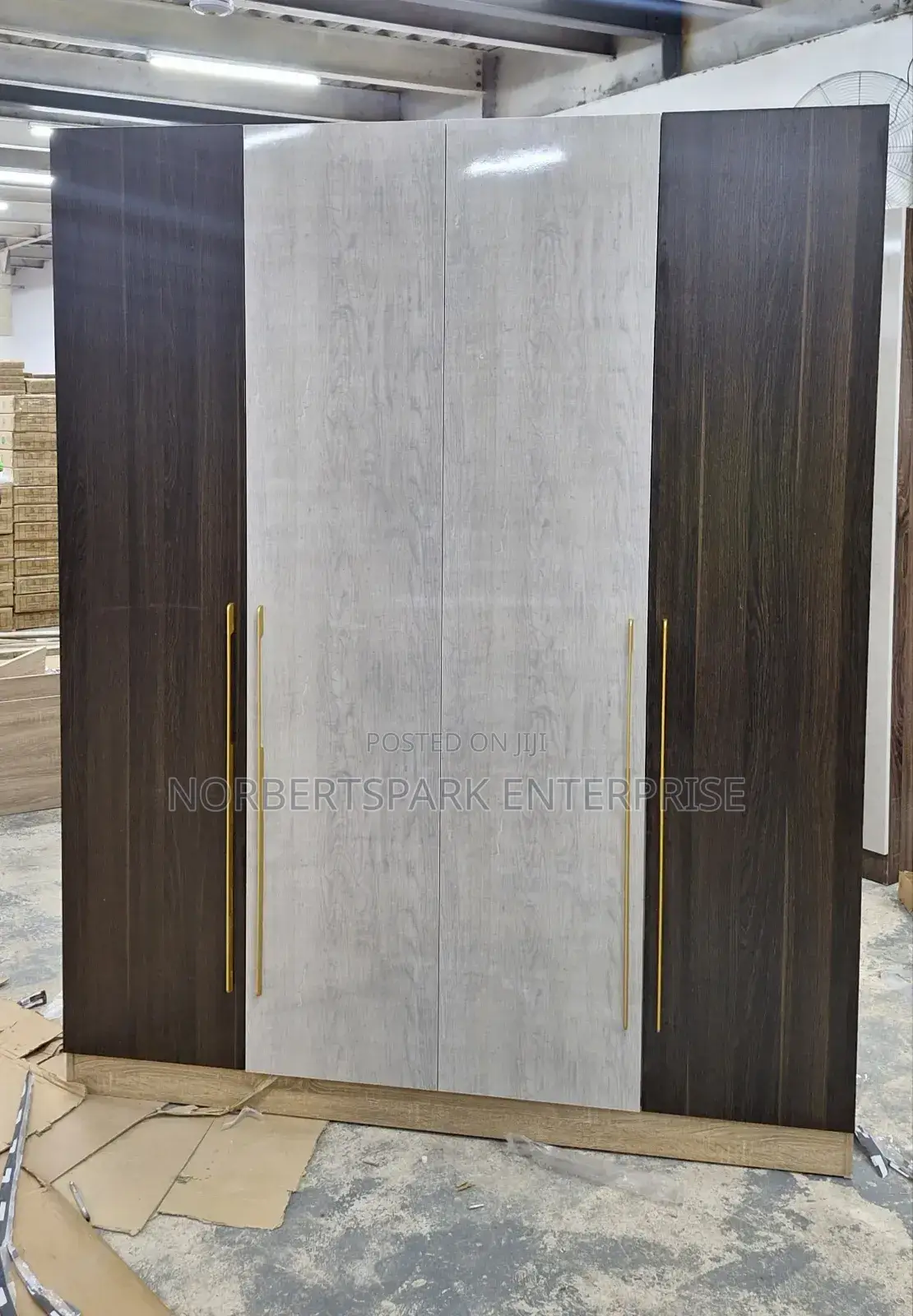 Quality Four Doors Wardrobe (Imported)