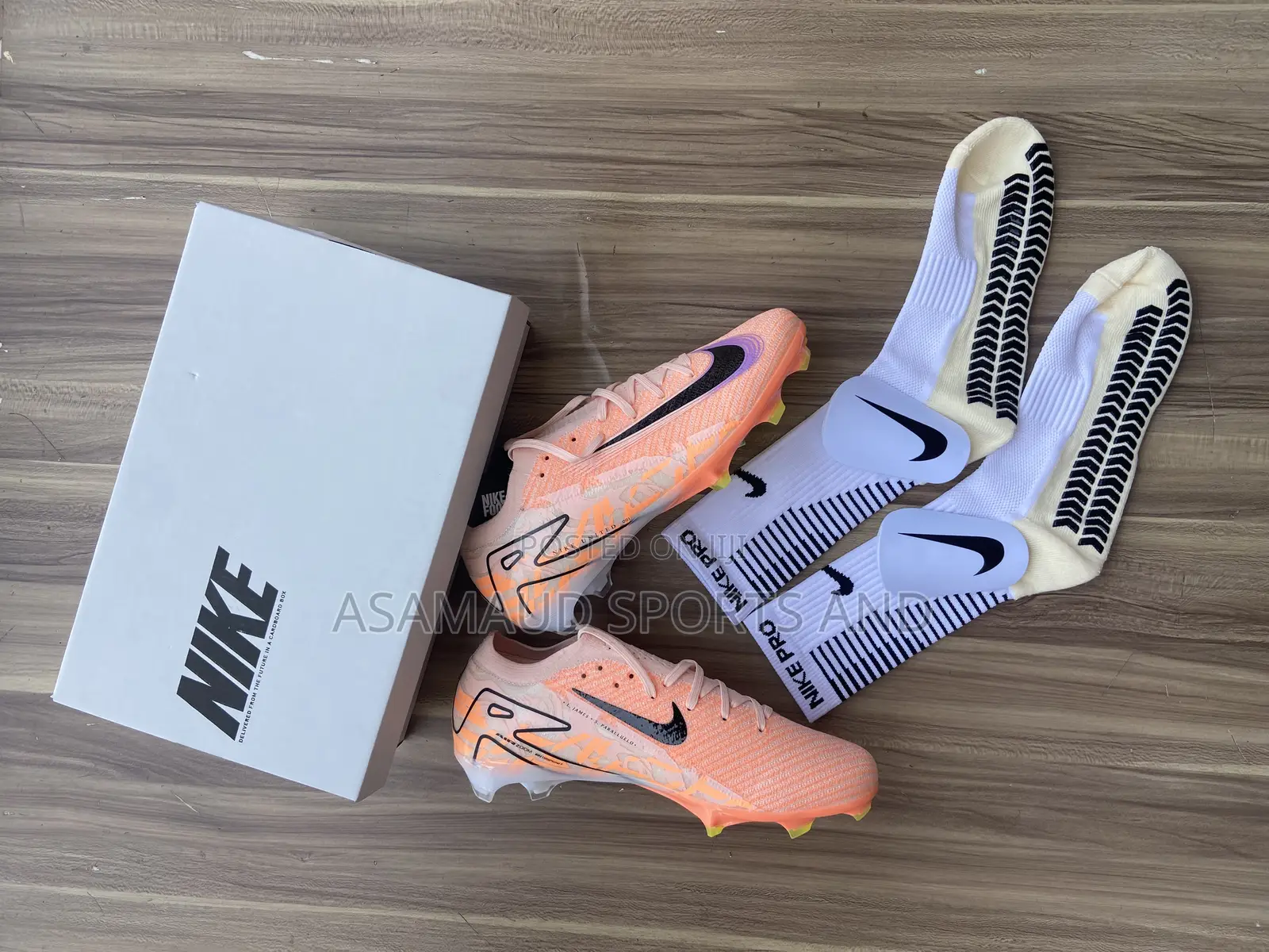 Original Football Boot , Grip Socks, Cut Hose And Guard