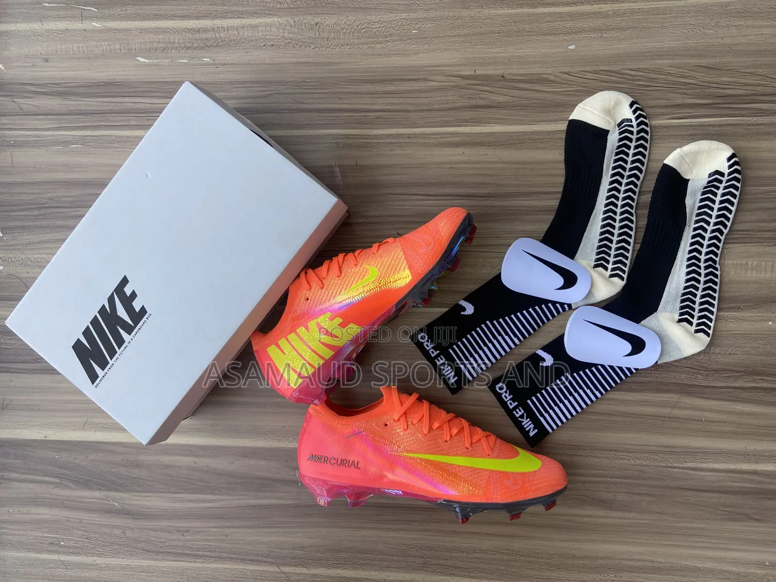 Original Football Boot , Grip Socks, Cut Hose And Guard