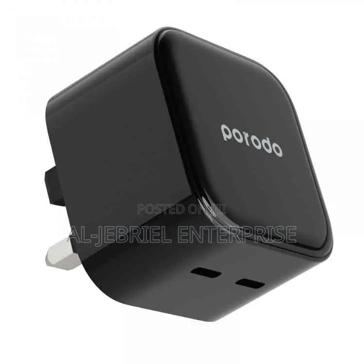 Porodo Super-Fast Dual Usb-C Wall Charger Pd 35w Uk