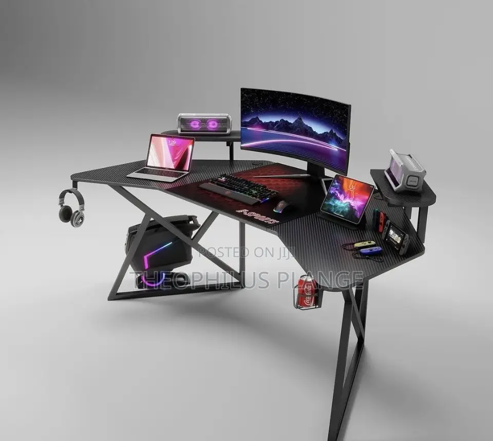 NKX Extra Large Gaming Desk / Fibre Texture