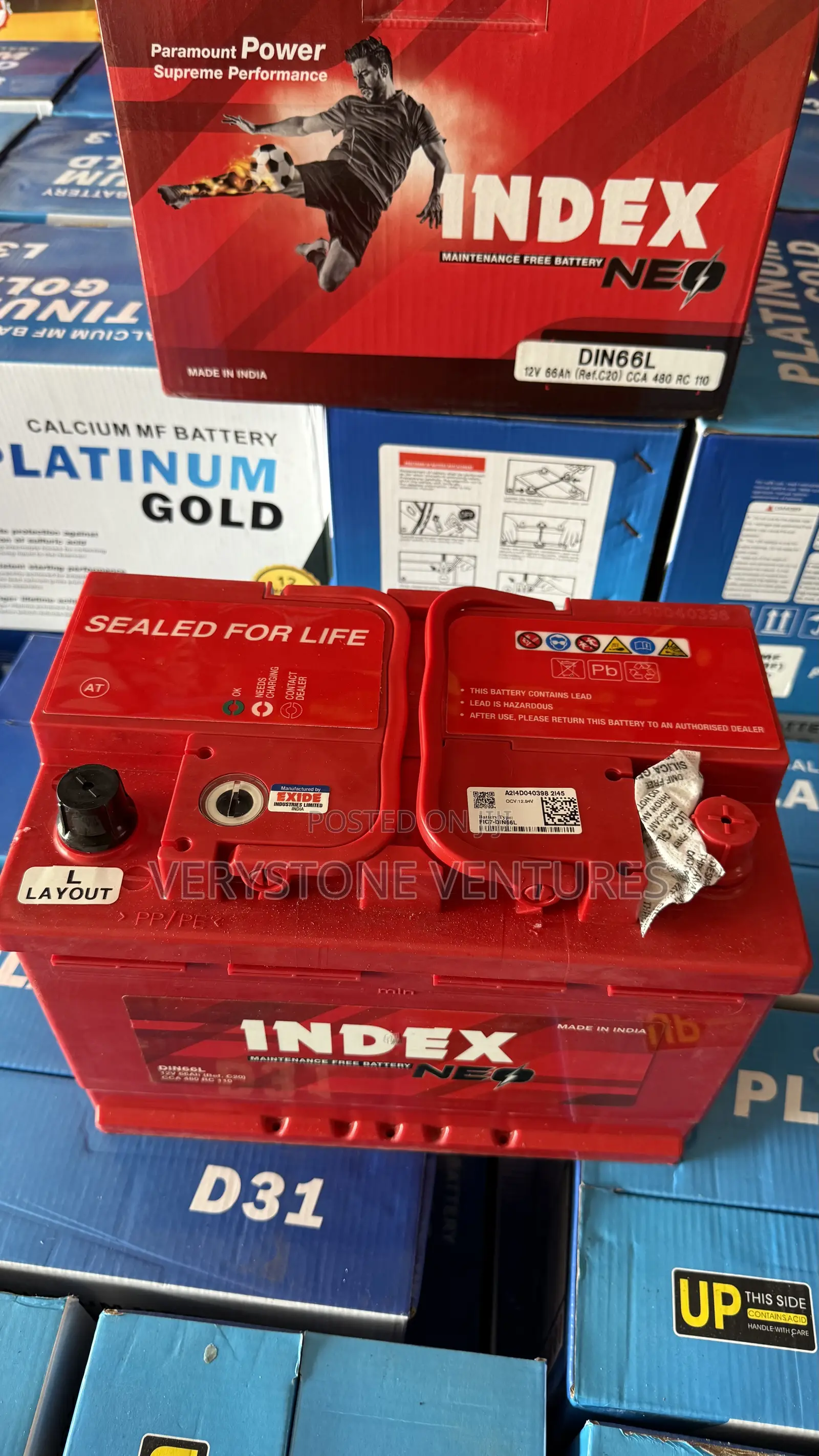 Car Batteries- Battery - 13plate Battery