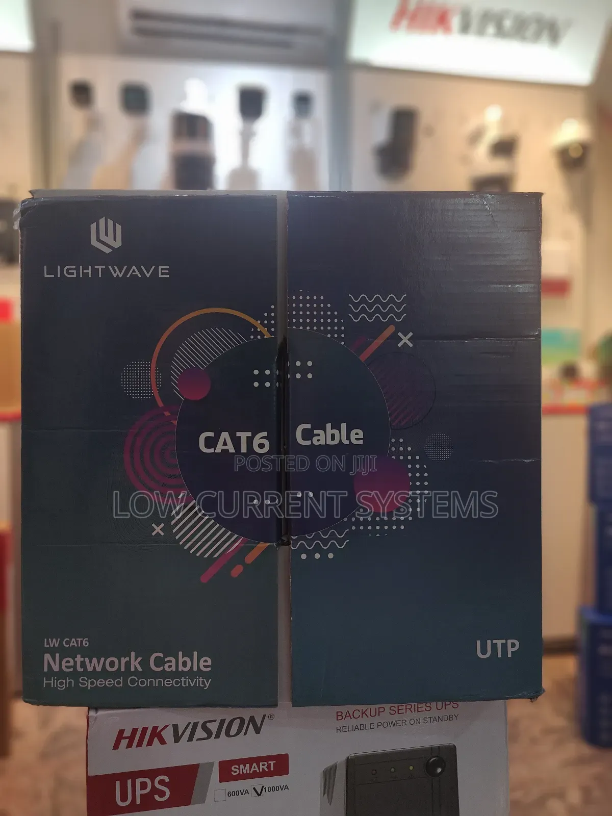 Network Cable Utp Lightwave High Speed Connection Indoor Gra