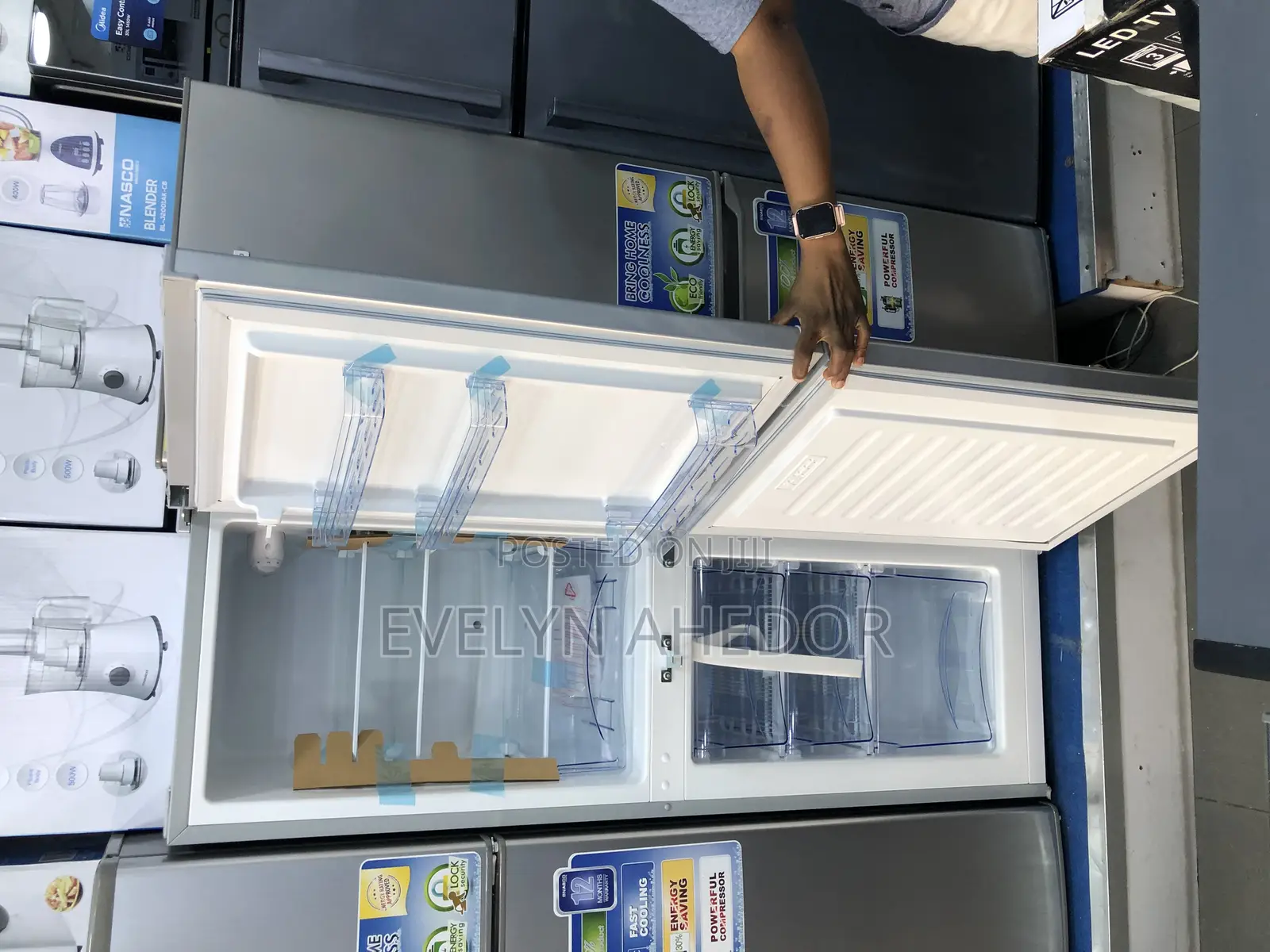 Specious Nasco Bottom Fridge 146 Liters Available