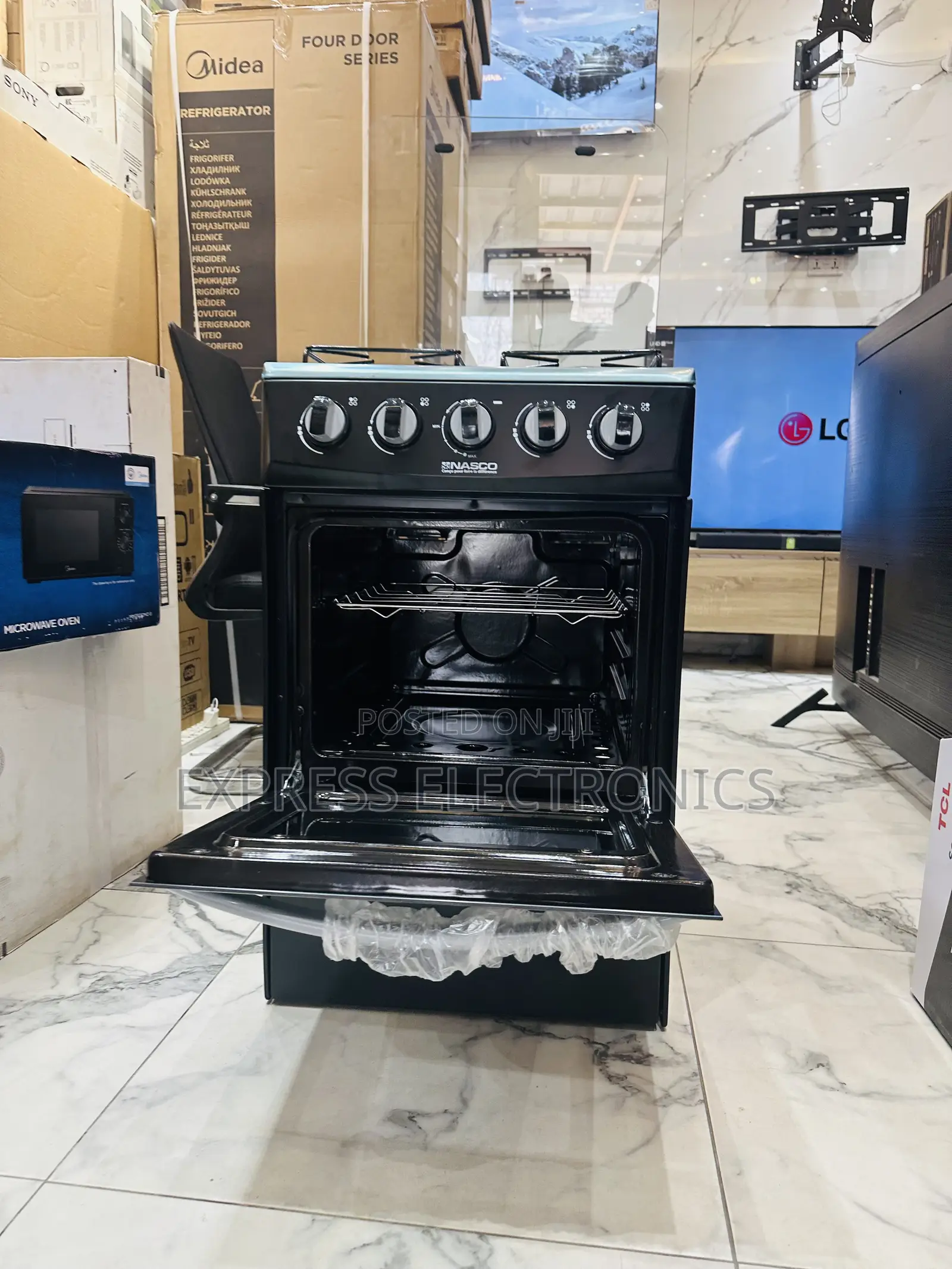 Locate Us at Adabraka Nasco 4burner 50/50 Oven