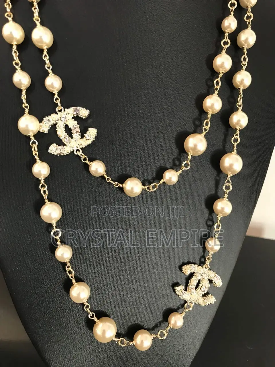 Chanel Long Pearl Necklace