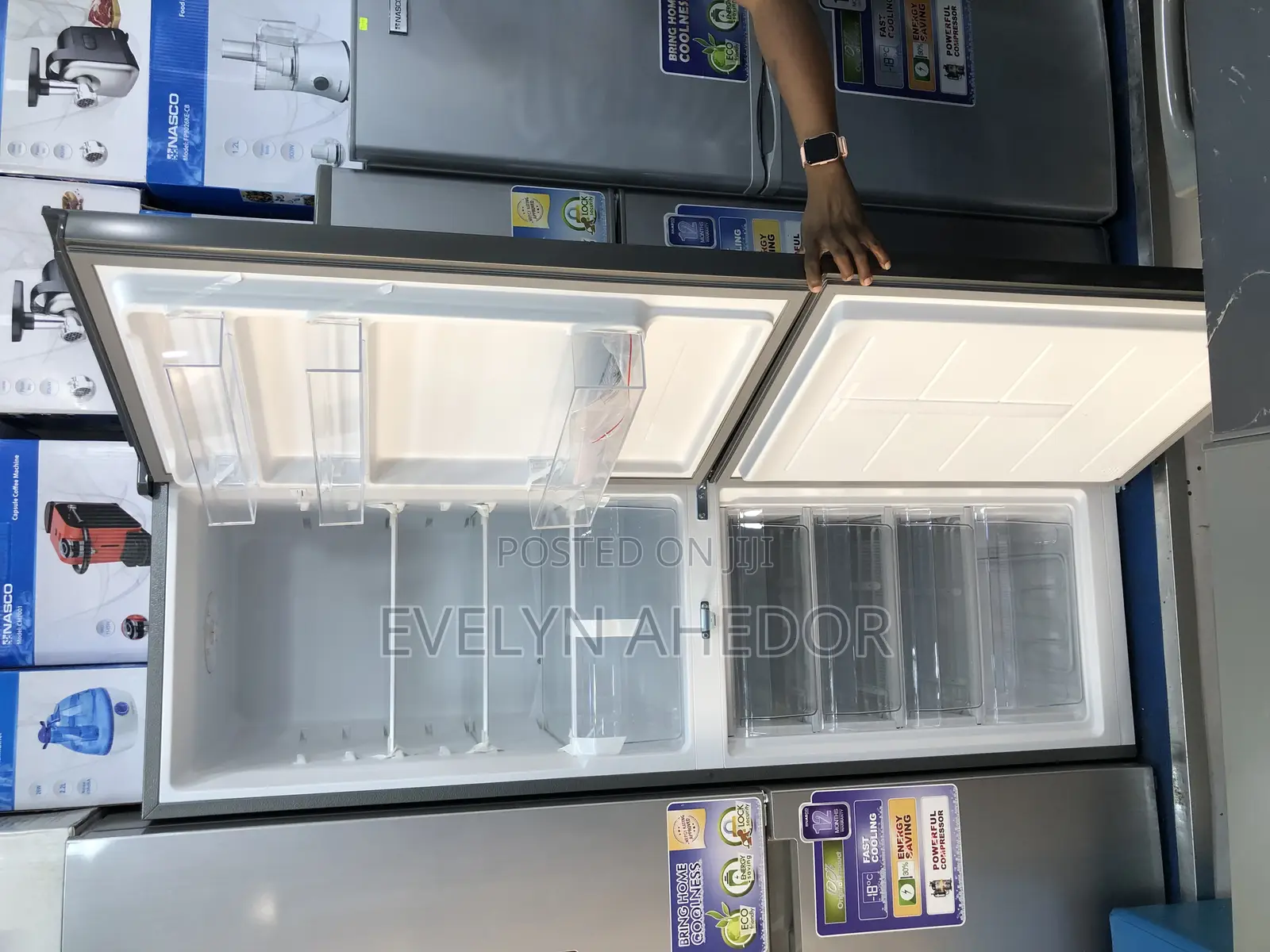 Specious Nasco Bottom Freezer 258 Liters Going for Cool Pric