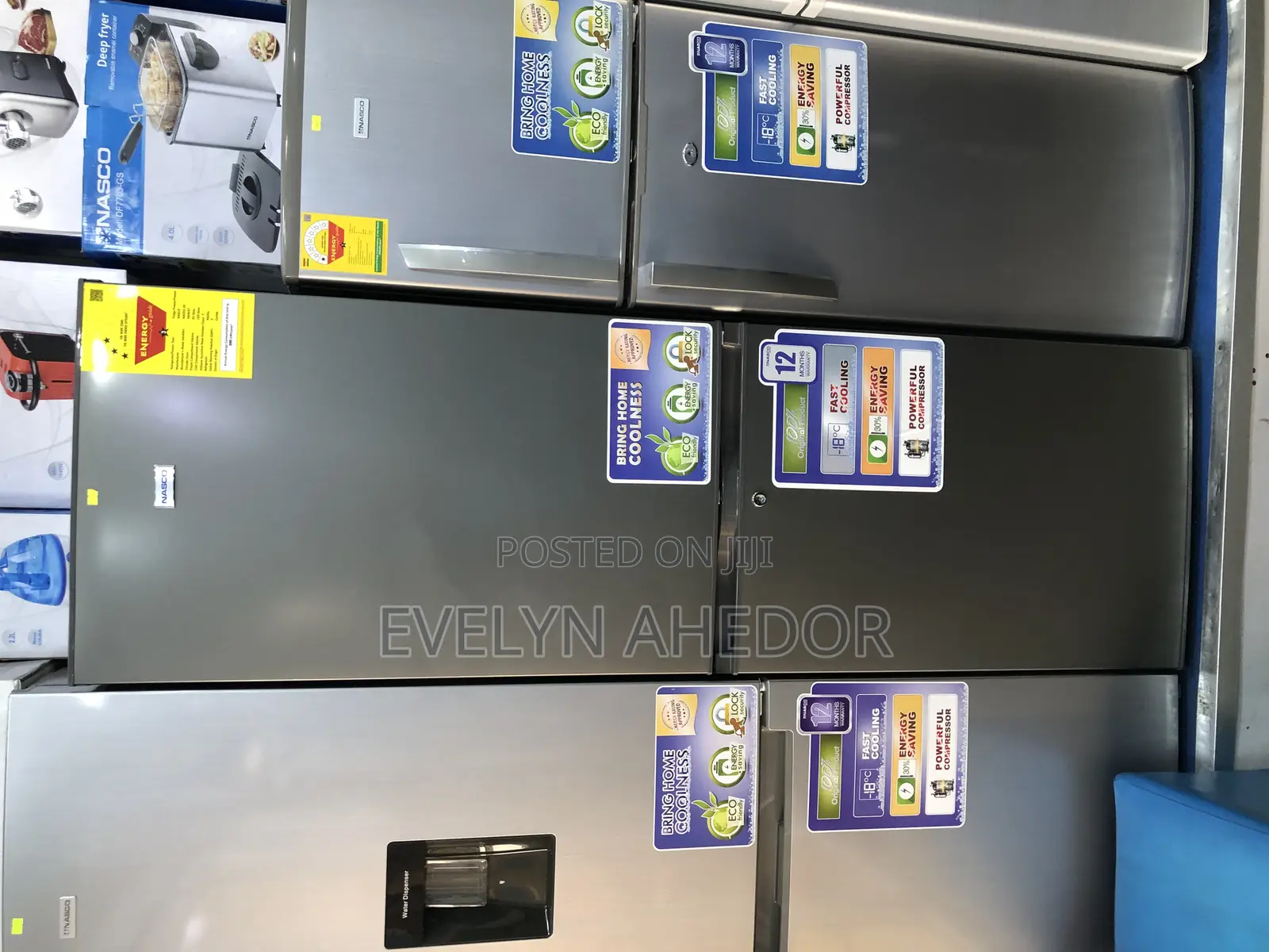 Specious Nasco Bottom Freezer 258 Liters Going for Cool Pric