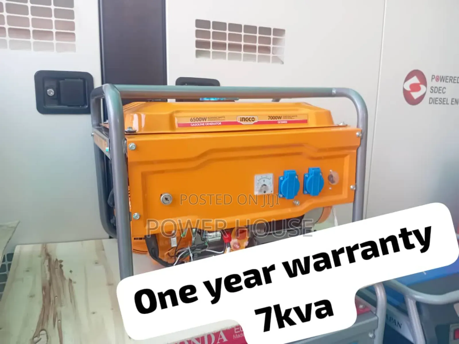 Economical Ingco 7kva 7000watts Petrol Generator Ingco 7kva