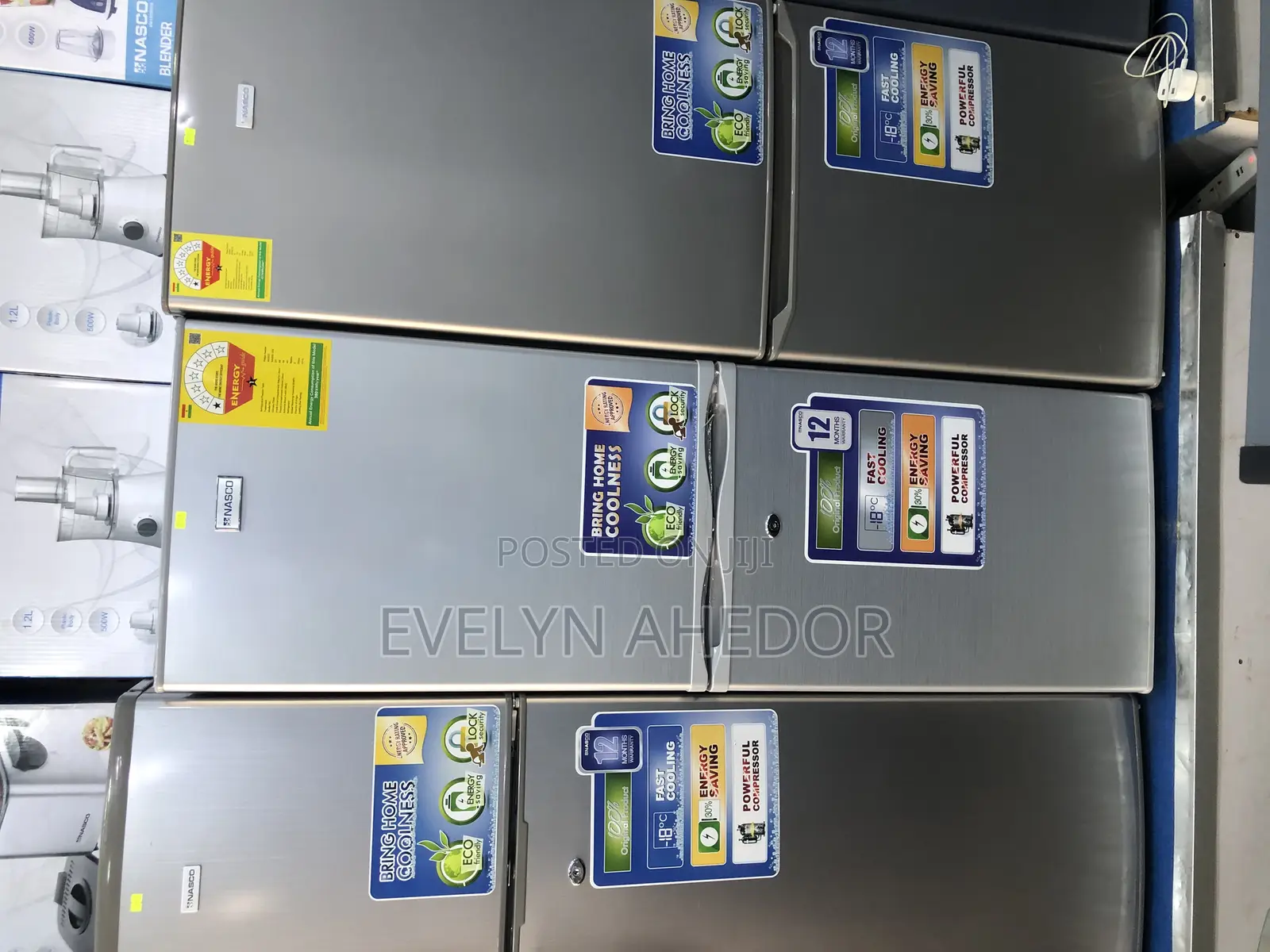 Neat Nasco Double Door Fridge 146 Liters