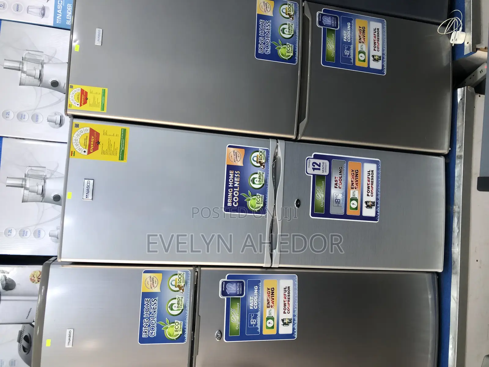 Neat Nasco Double Door Fridge 146 Liters