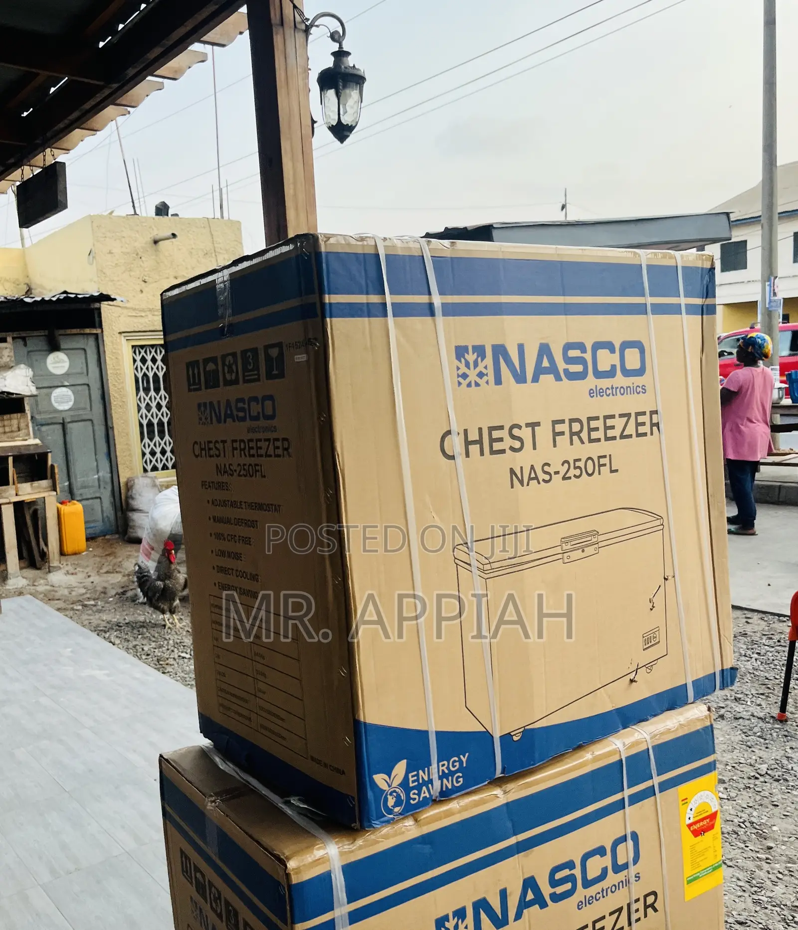 Choose Unique Nasco Nas-250flSingle Door Chest Freezer,Gray
