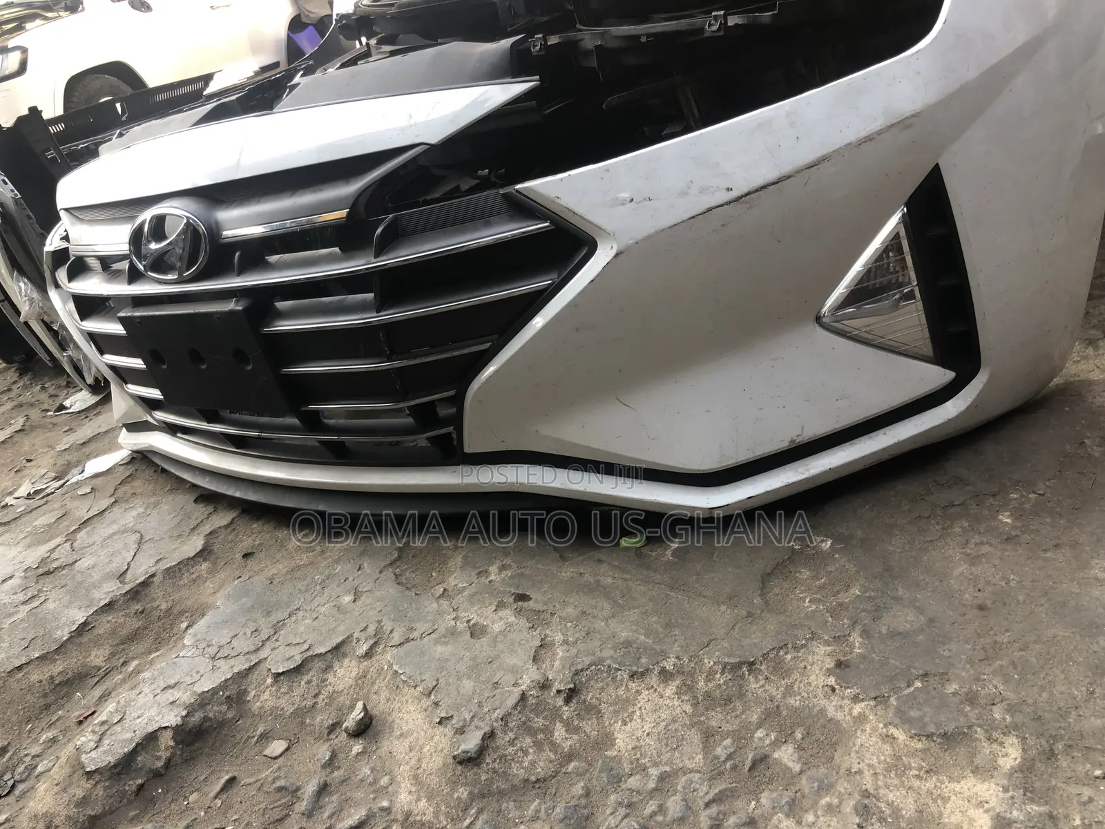Elantra 2019,2020 Front Bumper Complete With Foglight Set