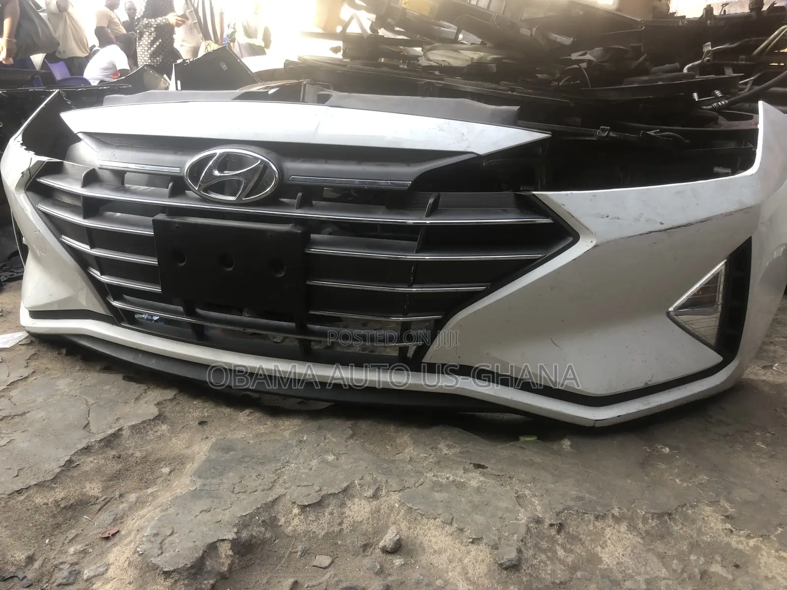 Elantra 2019,2020 Front Bumper Complete With Foglight Set