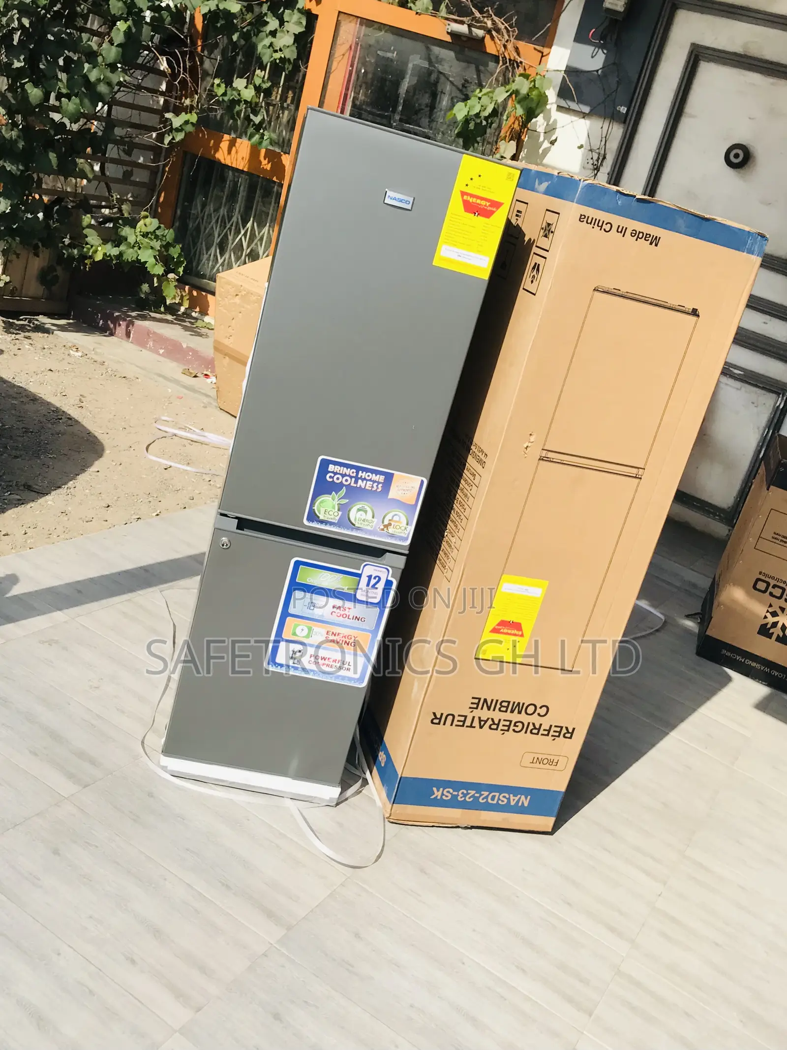 Purchase Nasco Bottom Freezer Grey Nasd2-23-Sk 2 Doors