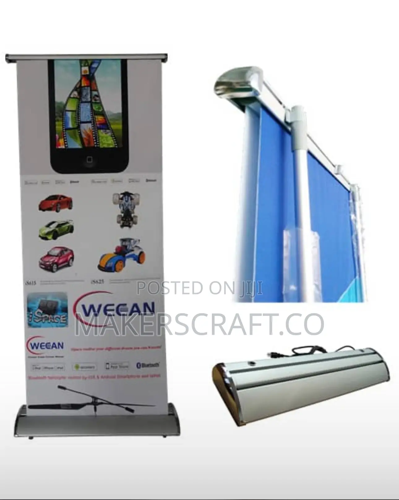 Electric / Electronic Roll Up / Pull Up Stand