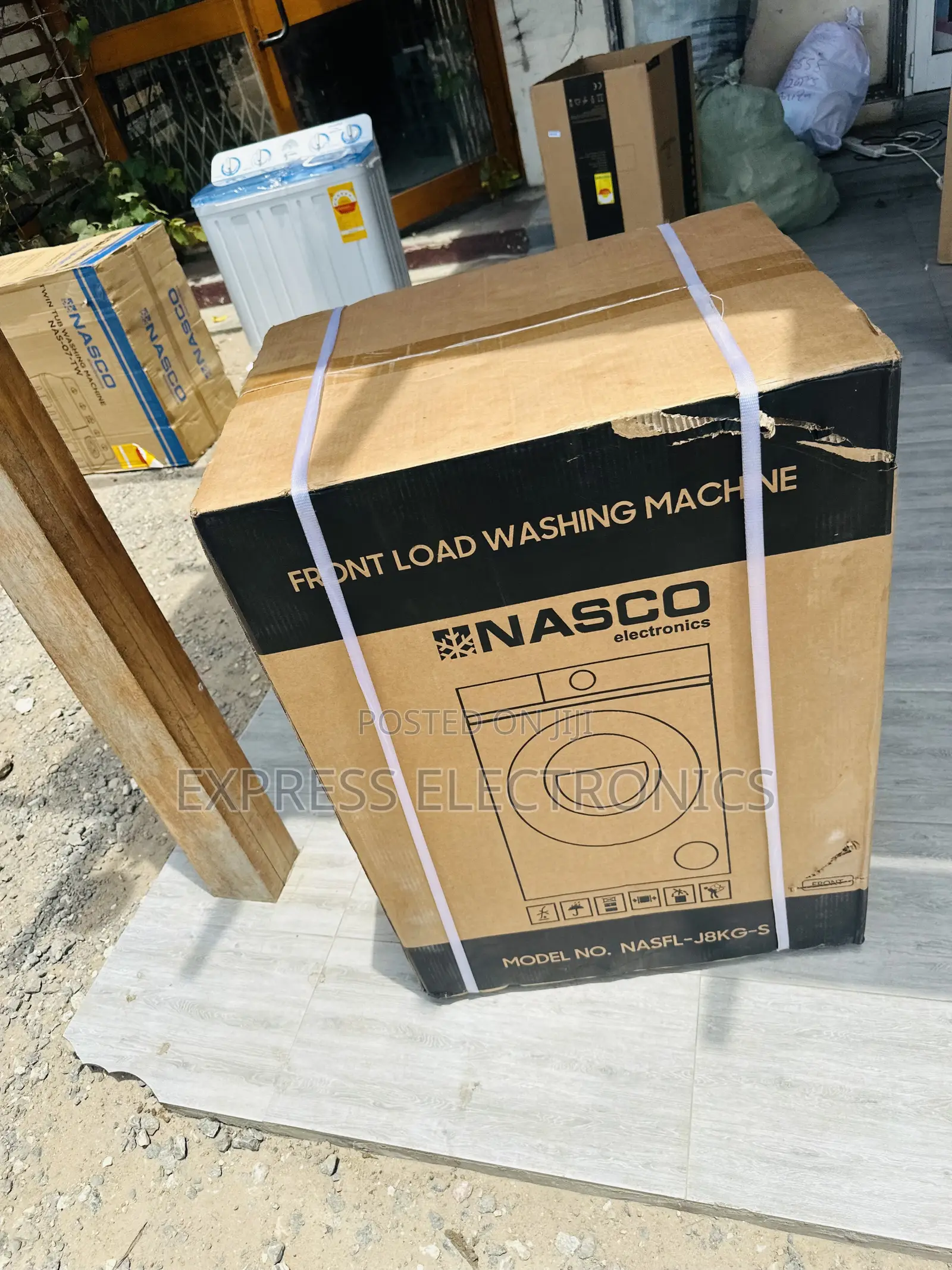 Get a New Wm Full Auto Front Load Nasco 8kg Grey