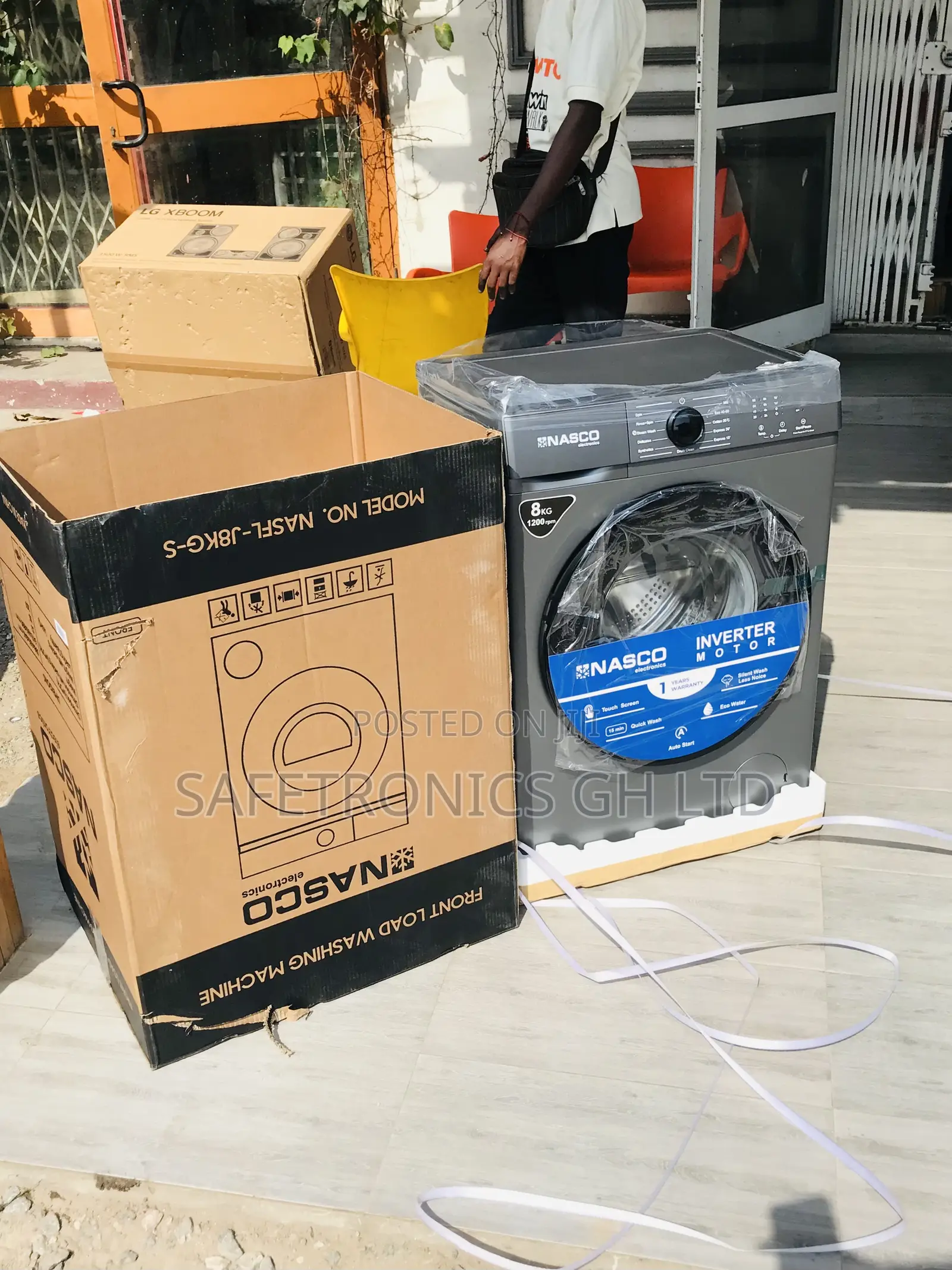 Fabulous Inverter Nasco 8kg Front Load Smart Fullauto Washer