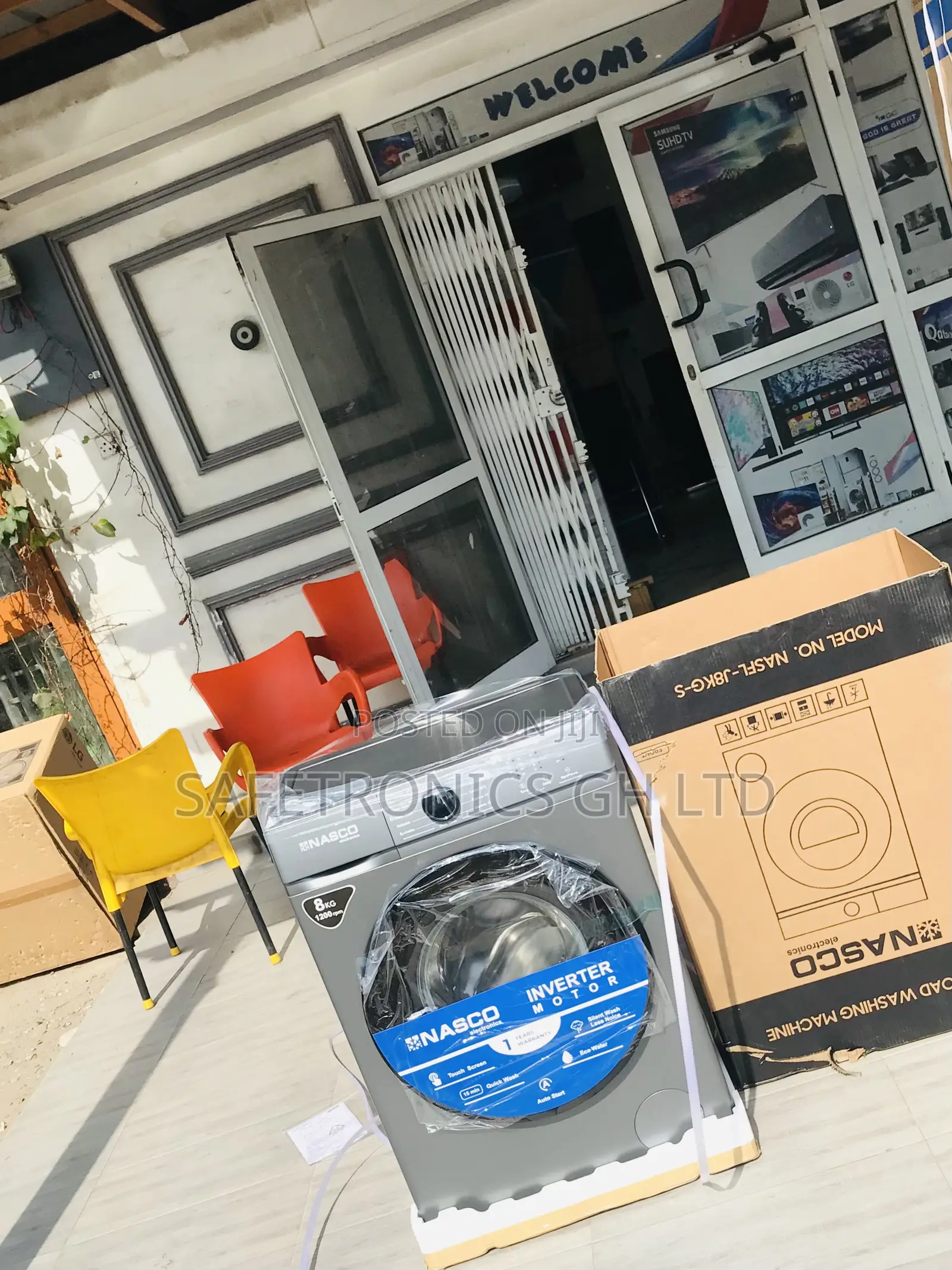 Lastest Nasco 8kg Front Load Smart Fullauto Inverter Washer