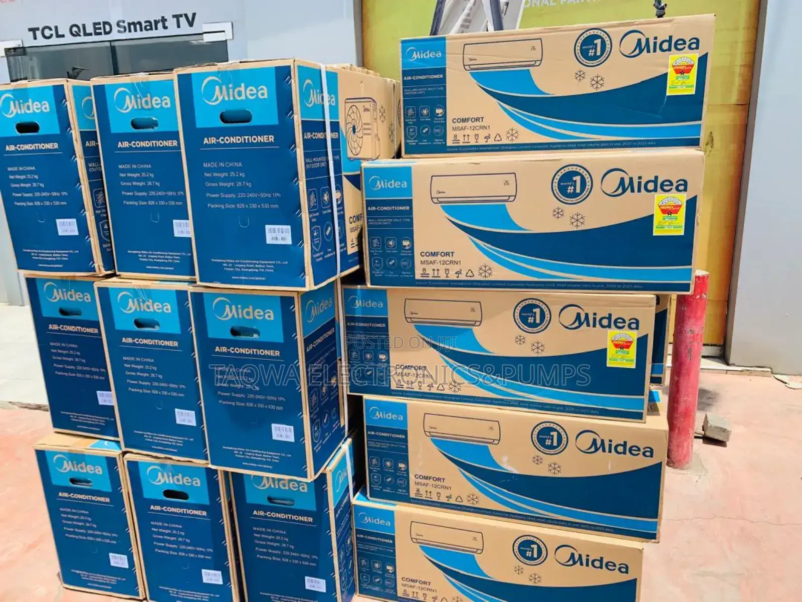 1 Year Warranty Midea 1.5hp R410 Split