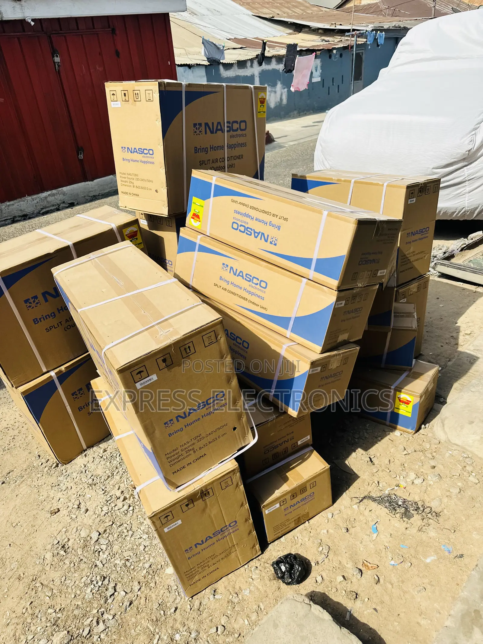 Anti Corrosive Blue Fin Nasco Split R410 Gas 1.5hp