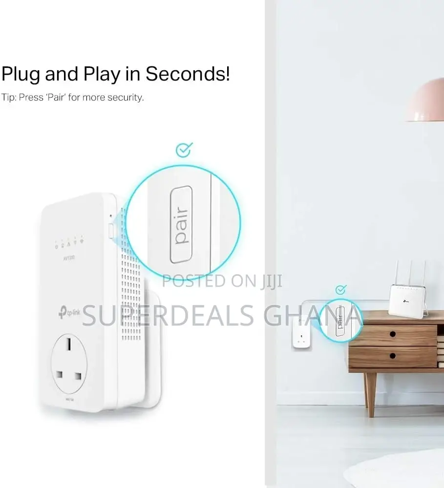 Tp-link Av1300 Gigabit Passthrough Powerline