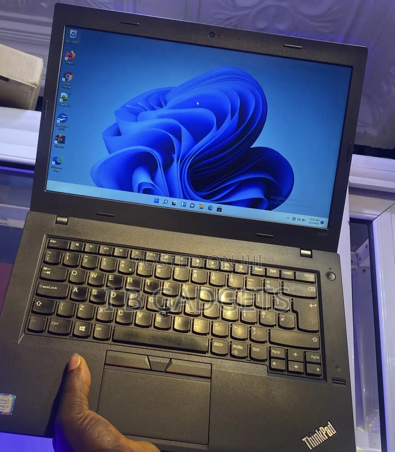 Laptop Lenovo ThinkPad L470 8GB Intel Core I5 SSD 256GB