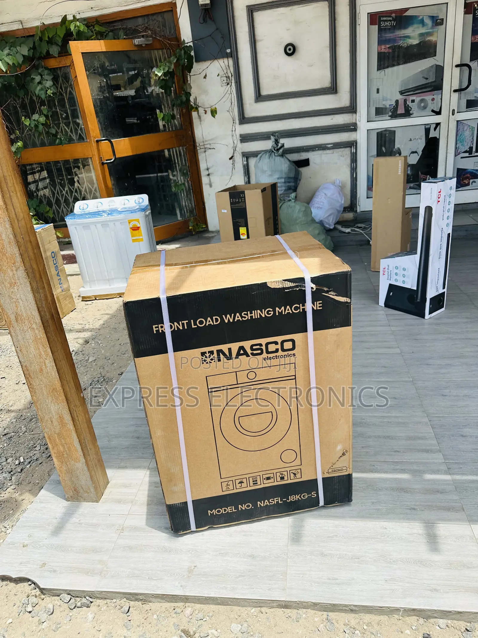 Anti Free Body Washing Nasco Inverter 8kg Front Load