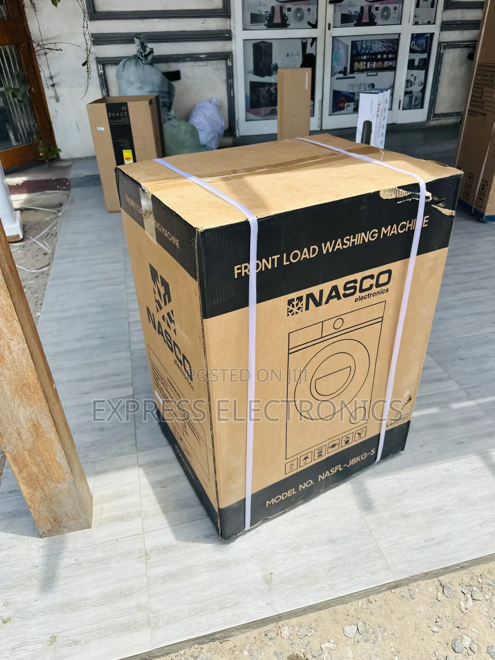 Fast Dewatering Washing Machine 8kg Front Load Nasco