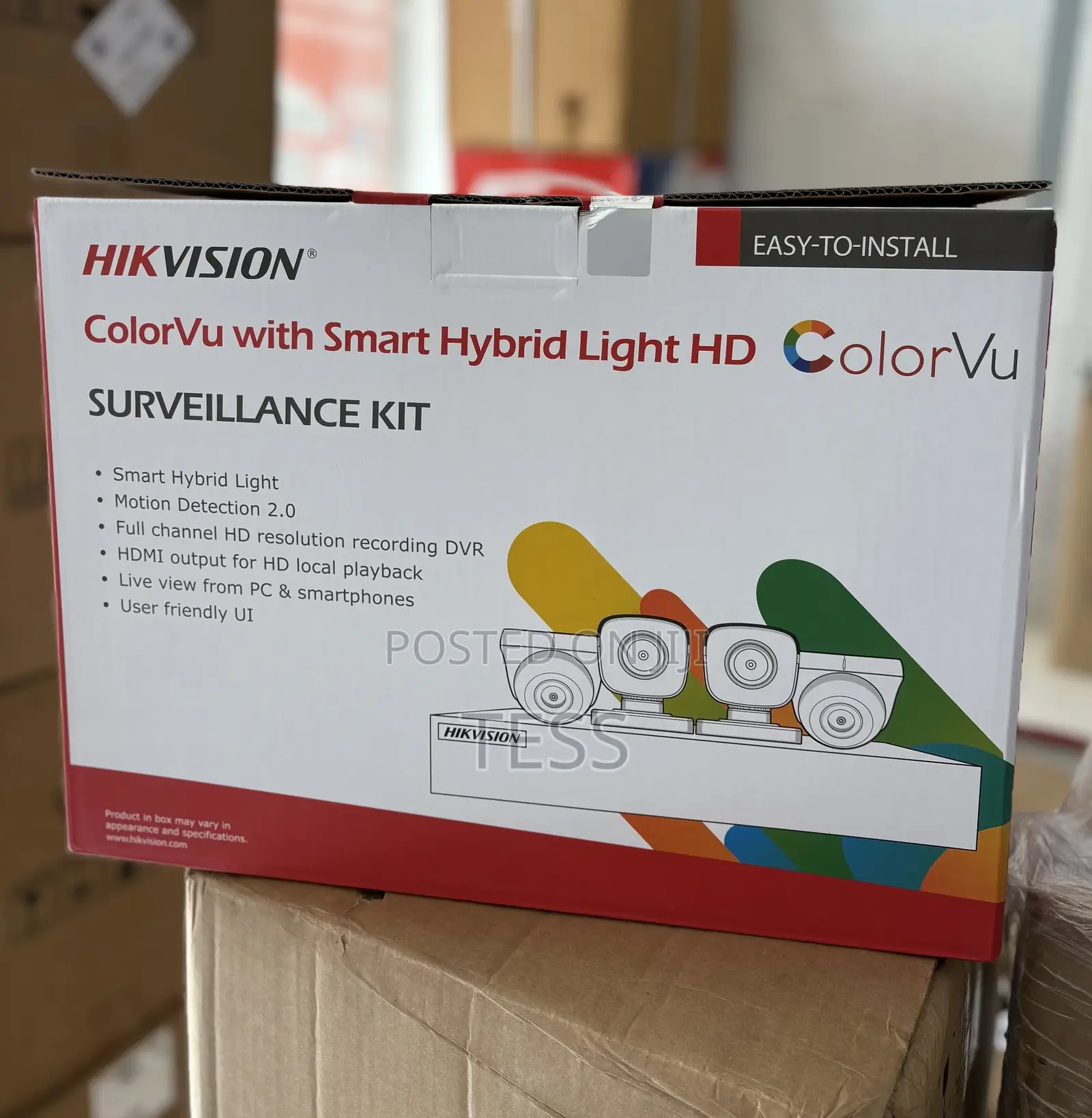 Hikvision 4ch Kit Full Color Vu With Audio No Audio