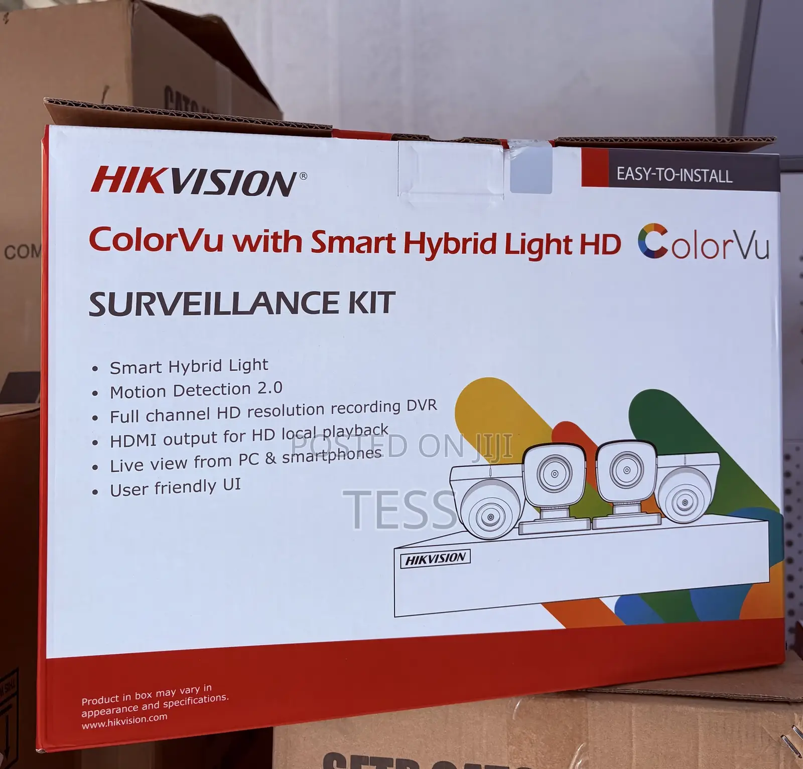 Hikvision 4ch Kit Full Color Vu 2mp Audio+1tb HDD