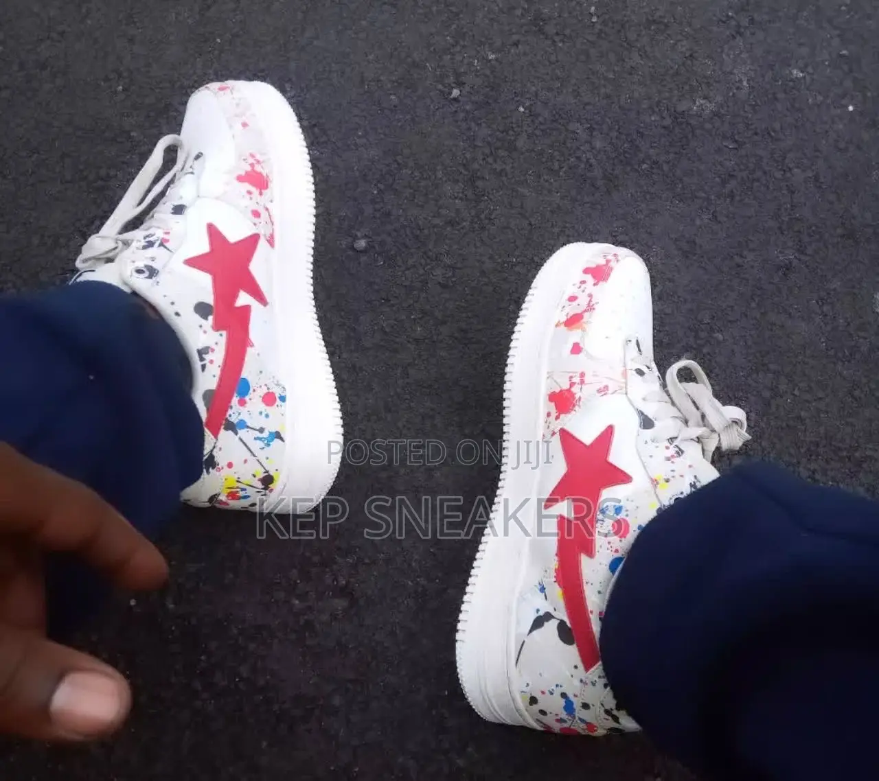 Nike Airforce 1 Bape Sta Cream Multi