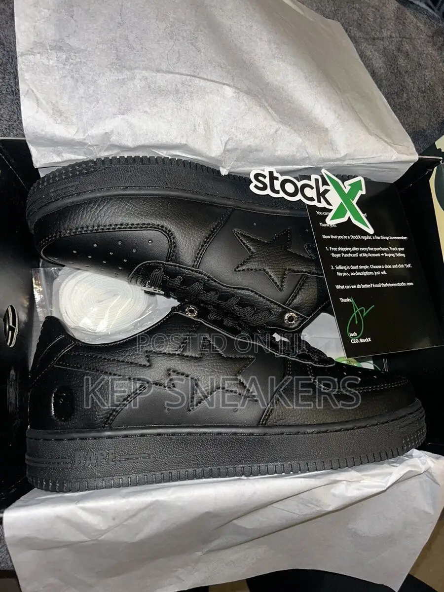Nike Airforce 1 Bape Sta “Triple Black”